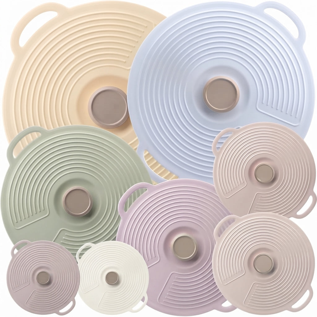 Universal Eco Silicone Lids Set (8-Pack)