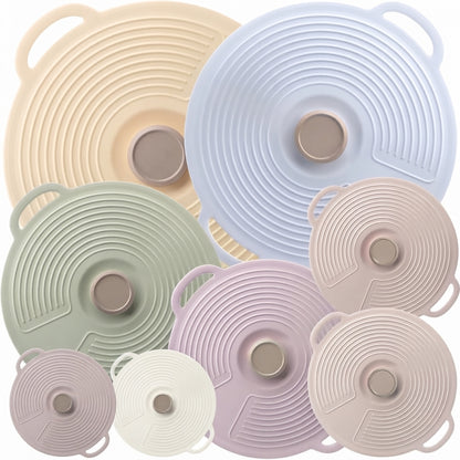 Universal Eco Silicone Lids Set (8-Pack)