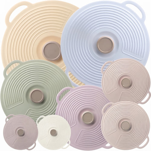 Universal Eco Silicone Lids Set (8-Pack)
