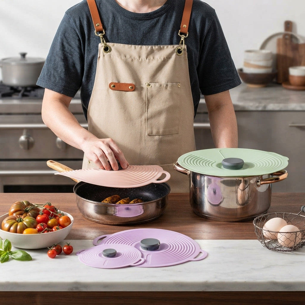 Universal Eco Silicone Lids Set (8-Pack)