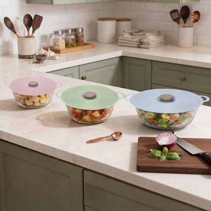 Universal Eco Silicone Lids Set (8-Pack)