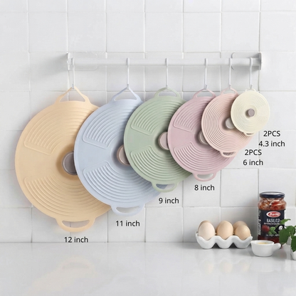 Universal Eco Silicone Lids Set (8-Pack)