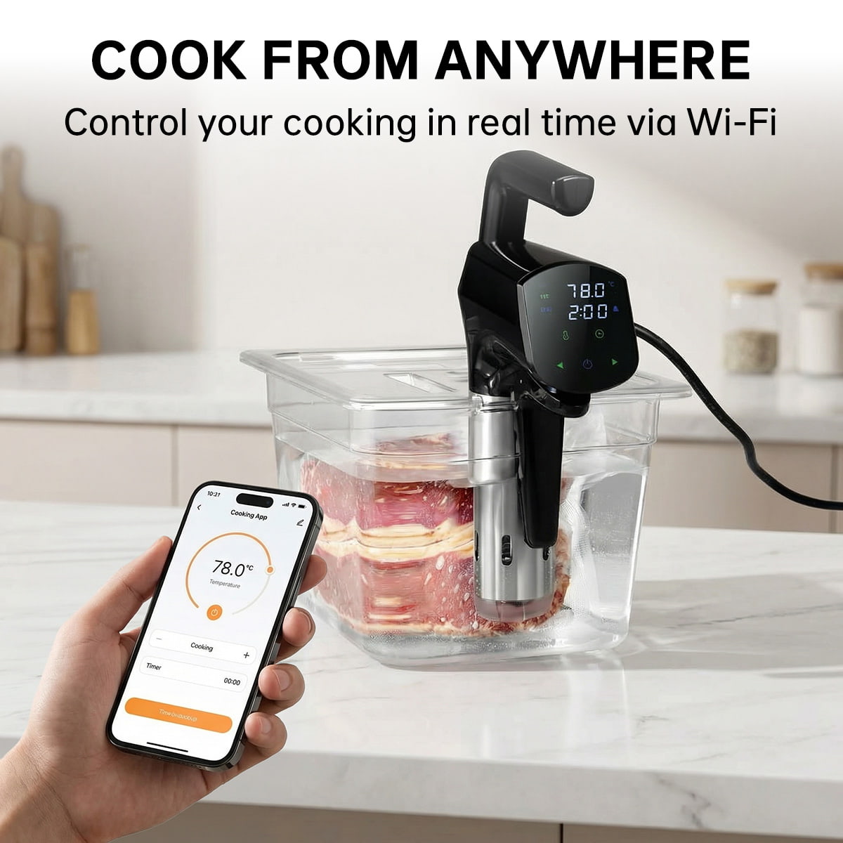 ChefMove™ WiFi Sous Vide Cooker